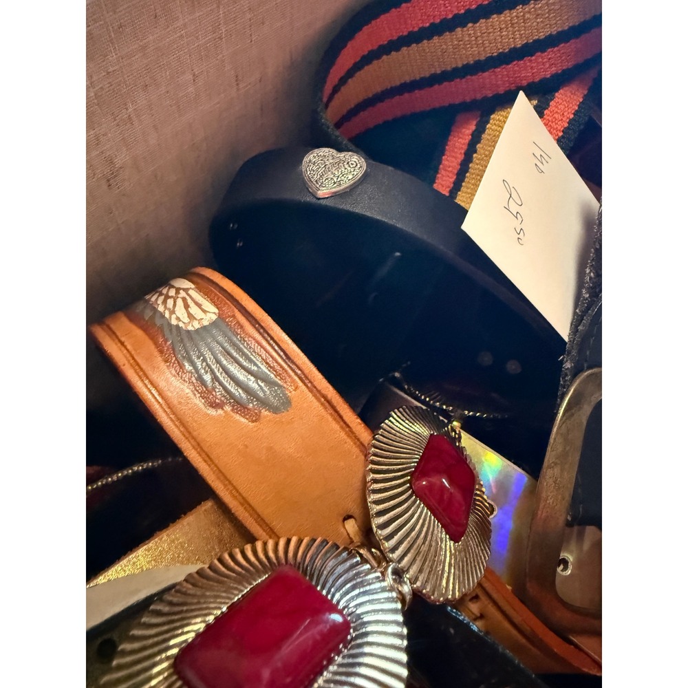 Vintage & Modern Belts lot all sizes concha, vintage, 90s, modern approx 20 pcs - Picture 5 of 5